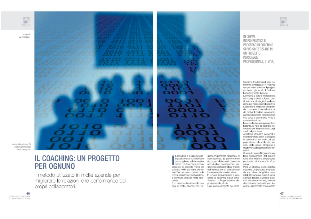 Coach-ing Quaderno IoRoma Un progetto per ognuno 2015