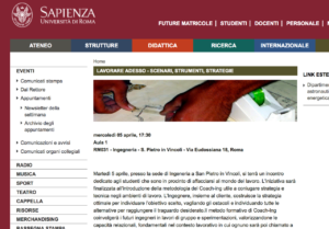 romozione Seminario Sapienza Maggio